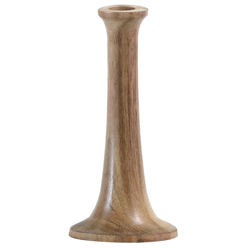 Natural Suar Taper Candle Holders in 2 sizes- Sale Homewares