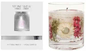 Nature's Gift Apple Blossom Natural Wax Gel Candle Vase with Gift Box