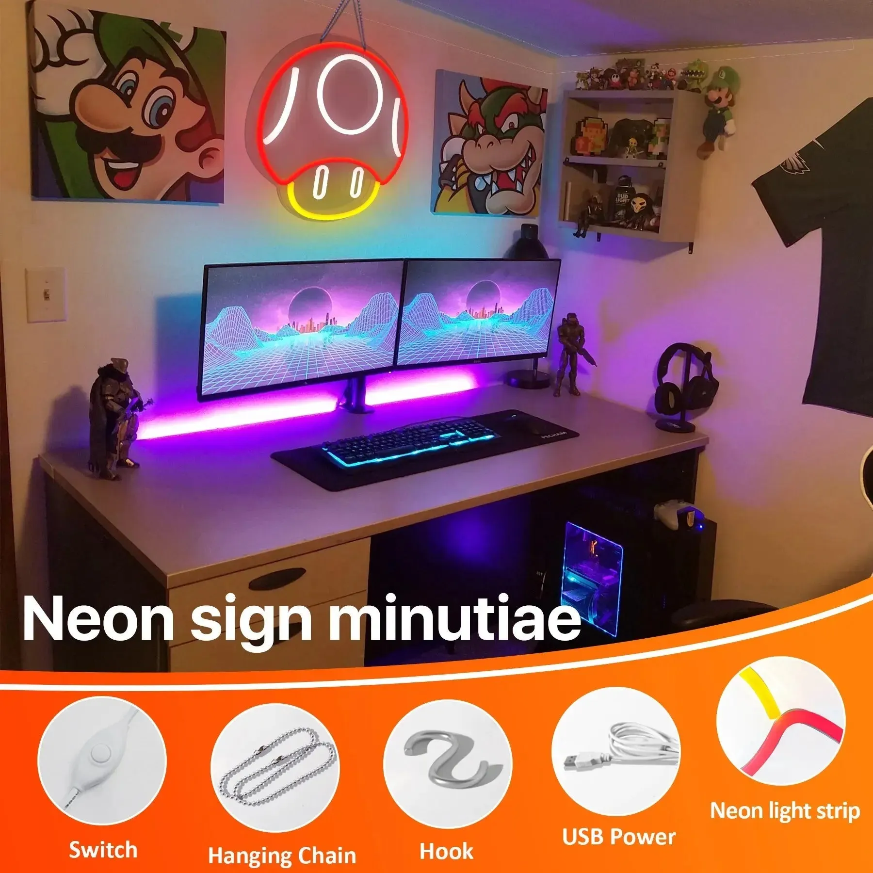 Neon light LED for Game Room