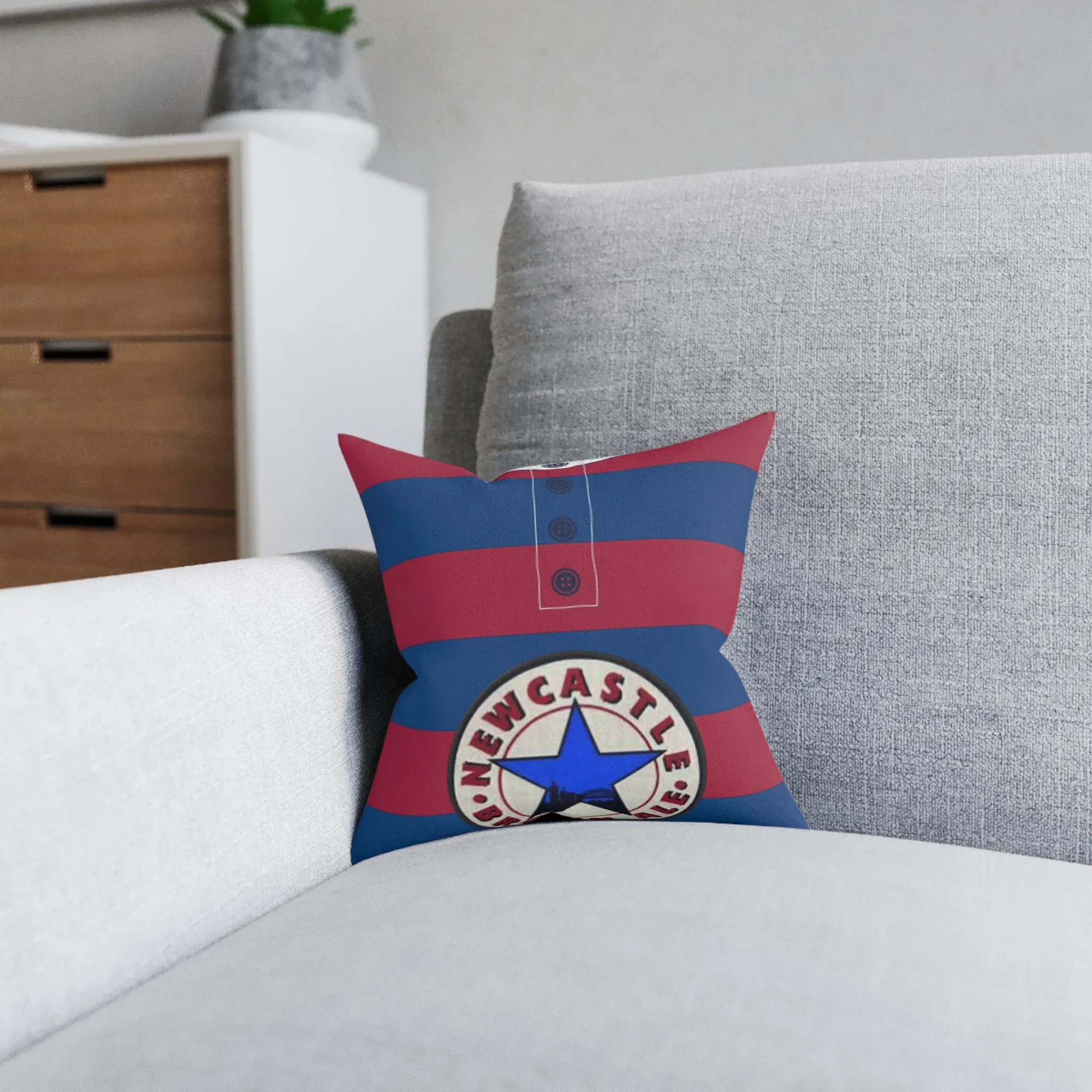 Newcastle Retro Square Pillow
