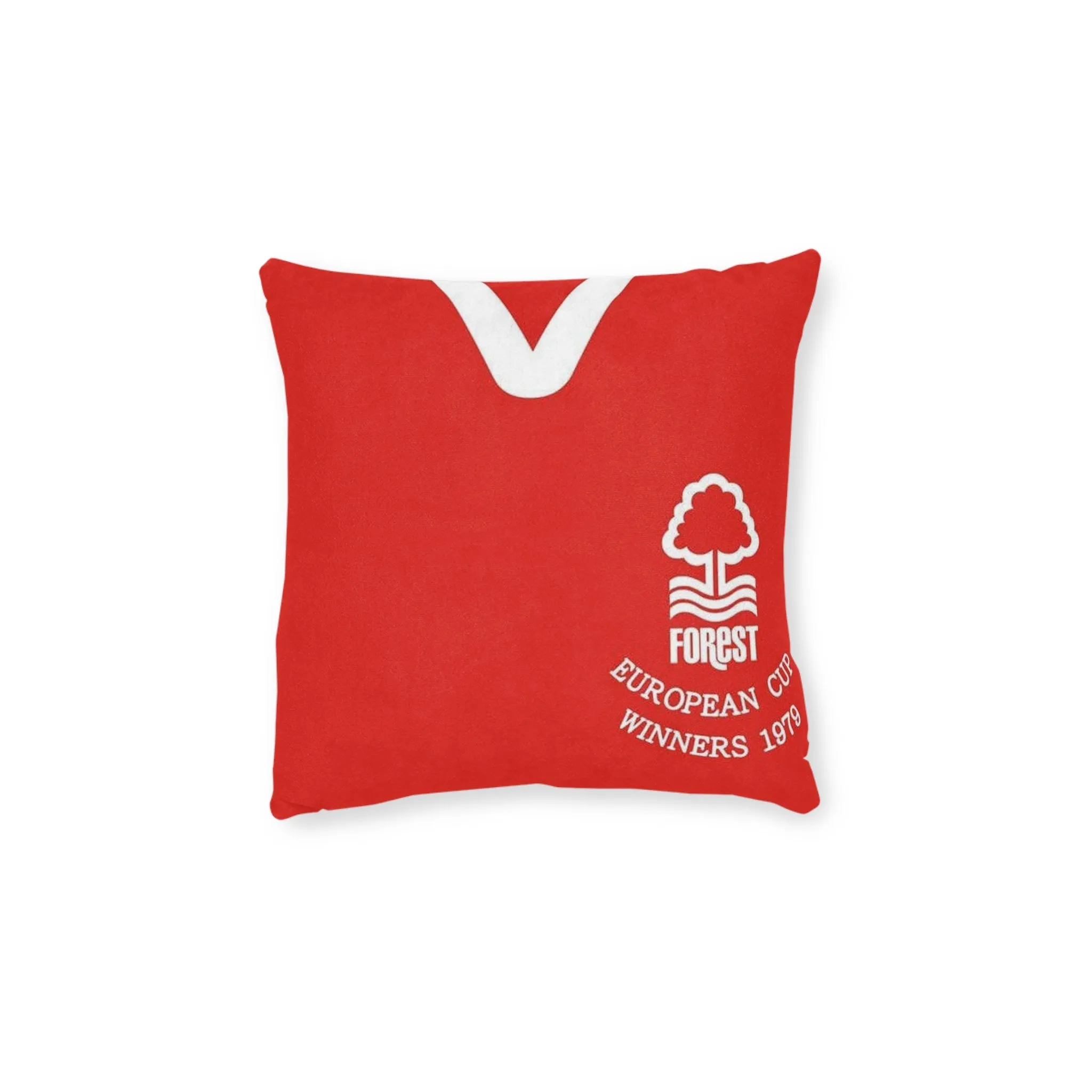 Notts Forest Retro Home Kit 80/81 - Square Pillow