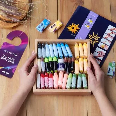 OKTO DIY Wood & Craft Flower Clay Kit - Flowers: Freedom