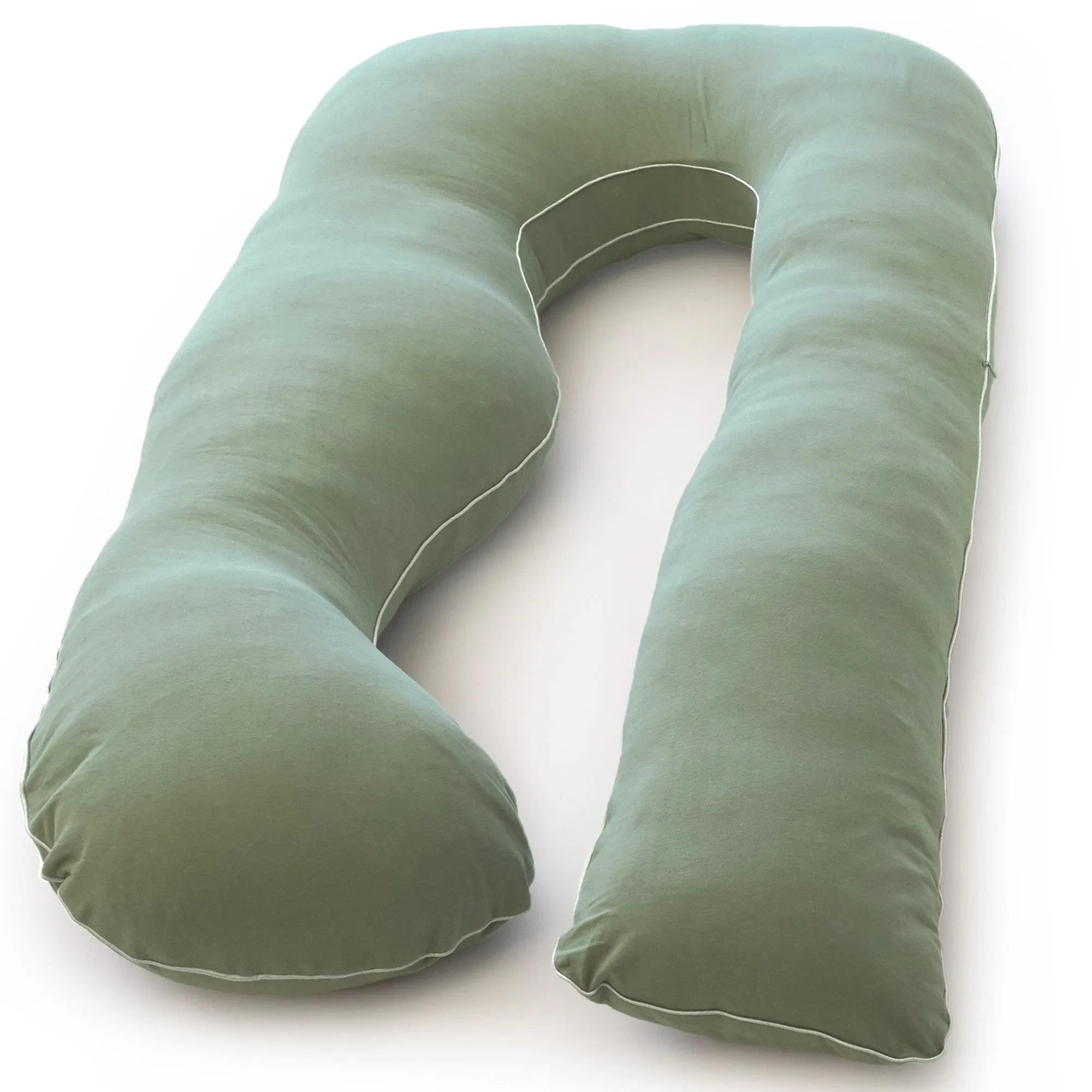 PharMeDoc U Shaped Pregnancy Pillow, Organic Cotton Cover