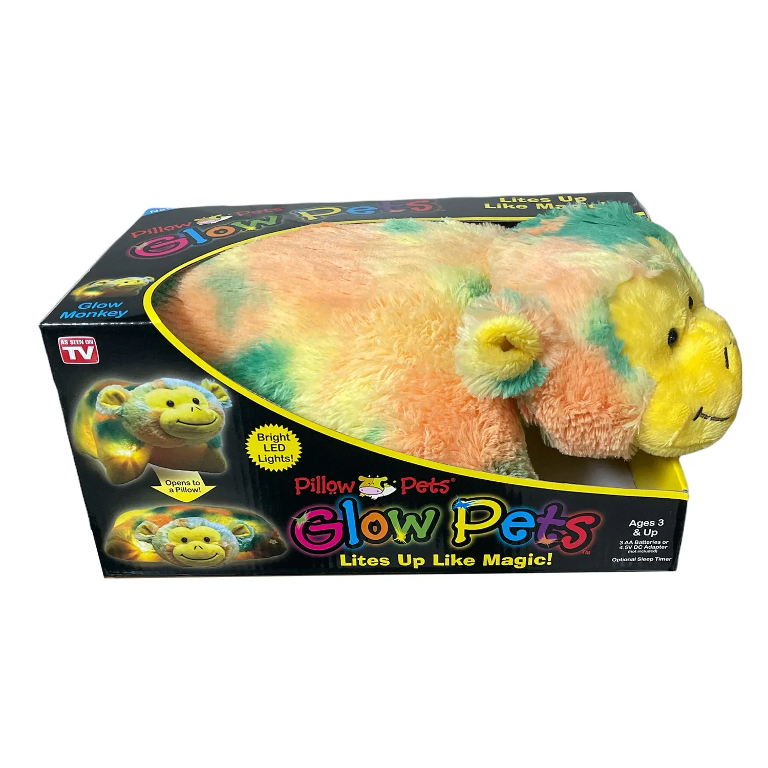 Pillow Pets Glow Pets - Monkey 12"
