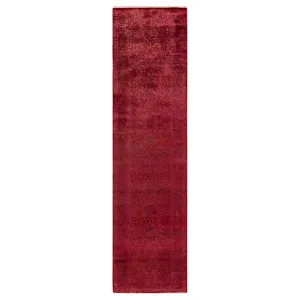 Pink Overdyed Wool Runner - 2' 6" x 10' 1"