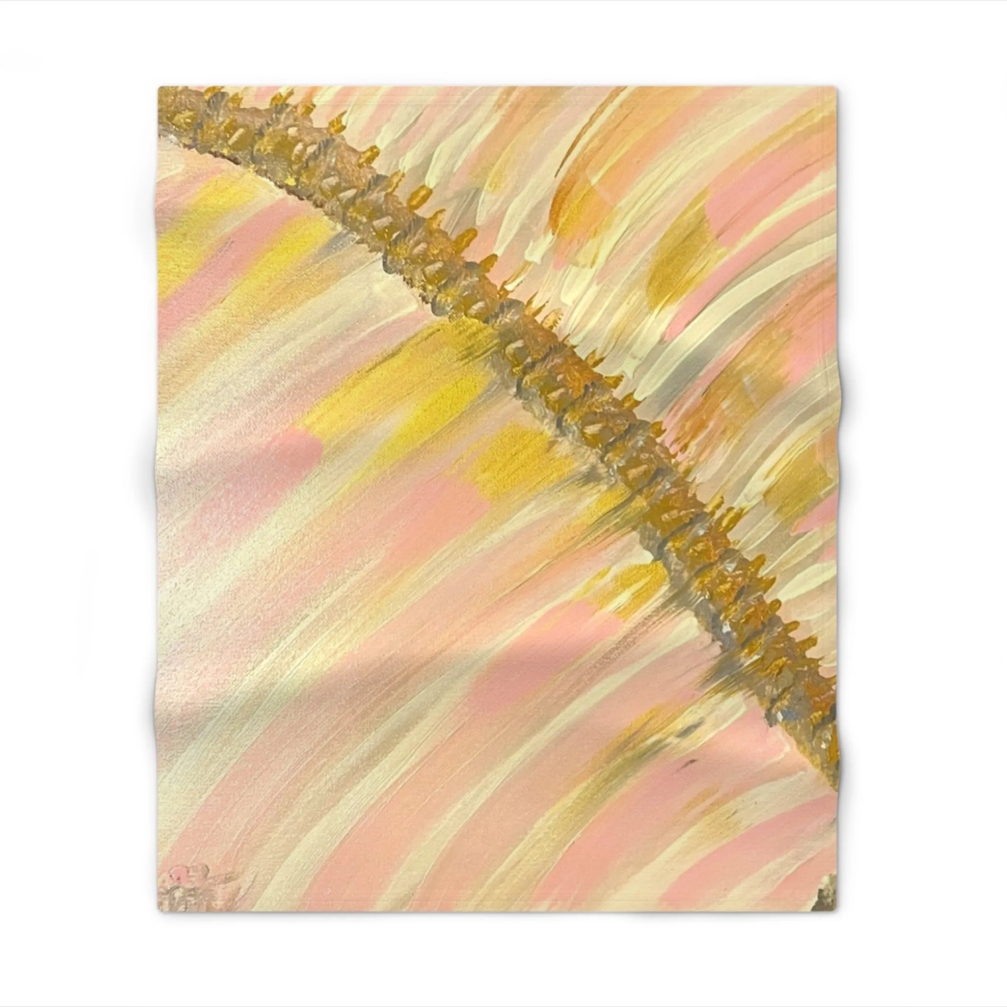 "Disjointed "By Deanna Caroon Throw Blanket