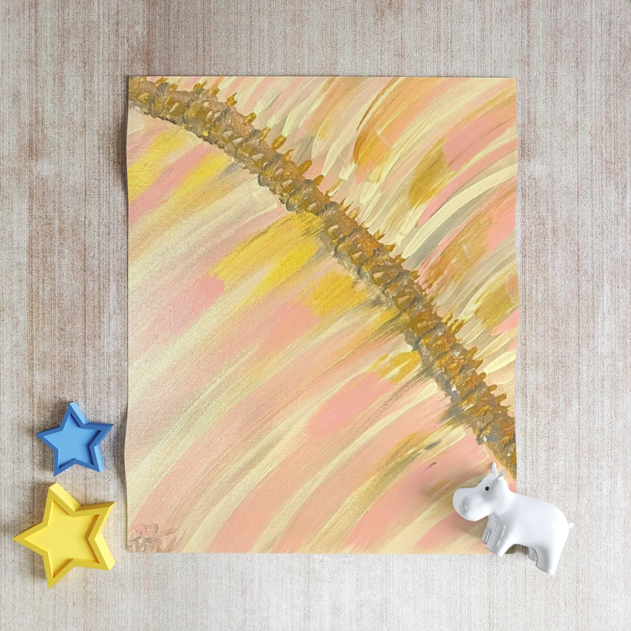 "Disjointed "By Deanna Caroon Throw Blanket