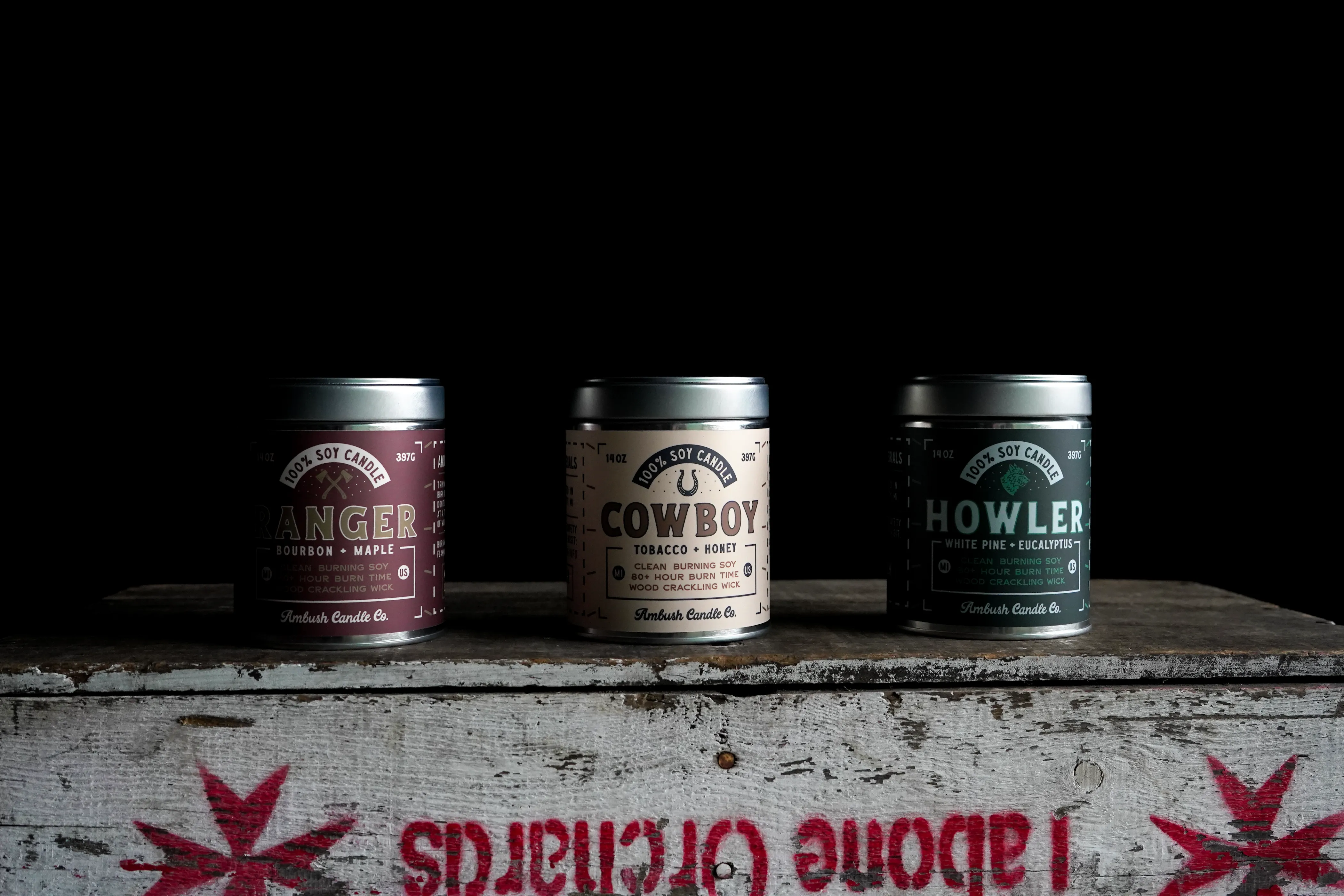 Ranger | Bourbon   Maple 14oz Soy Candle