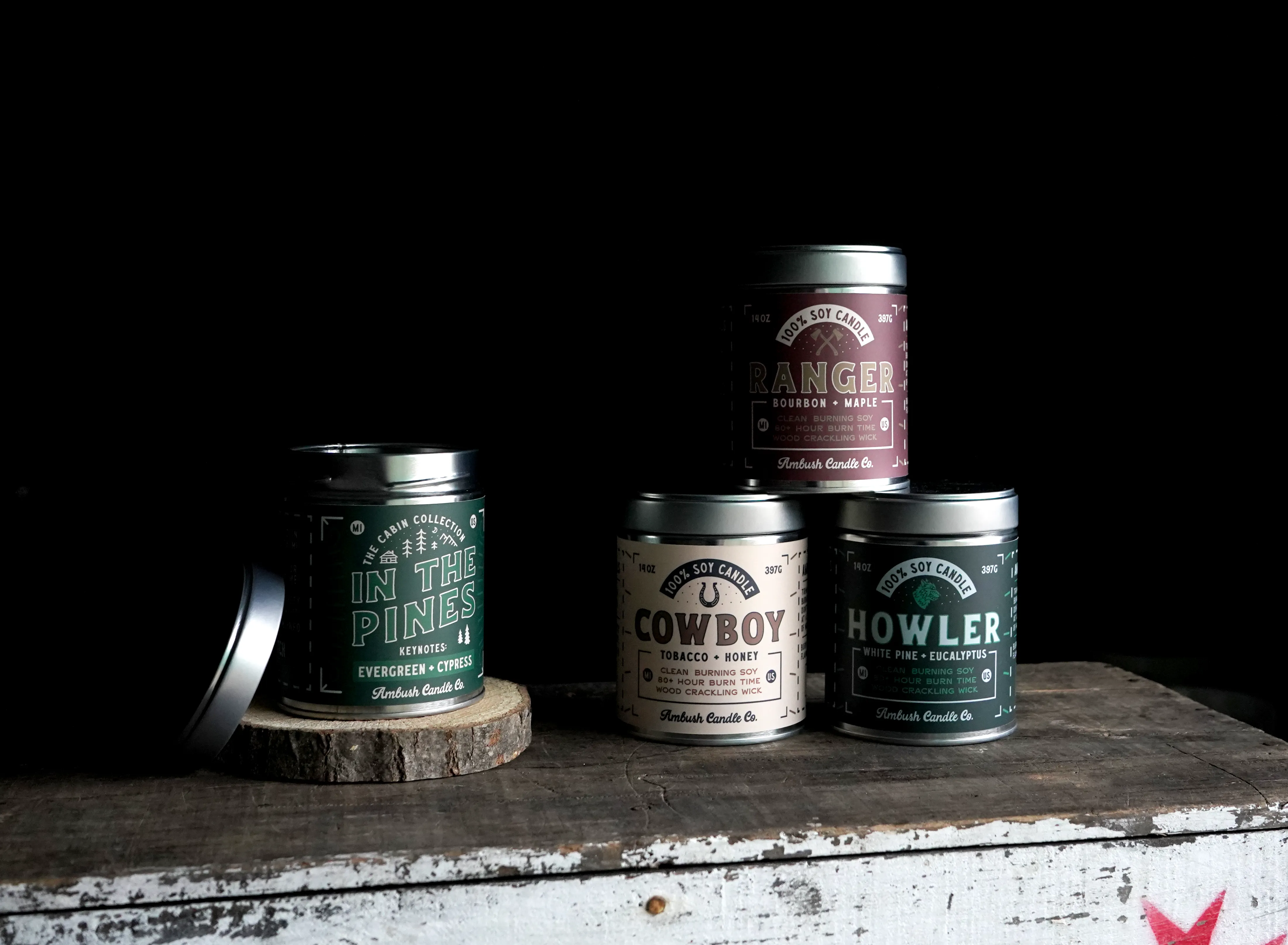 Ranger | Bourbon   Maple 14oz Soy Candle