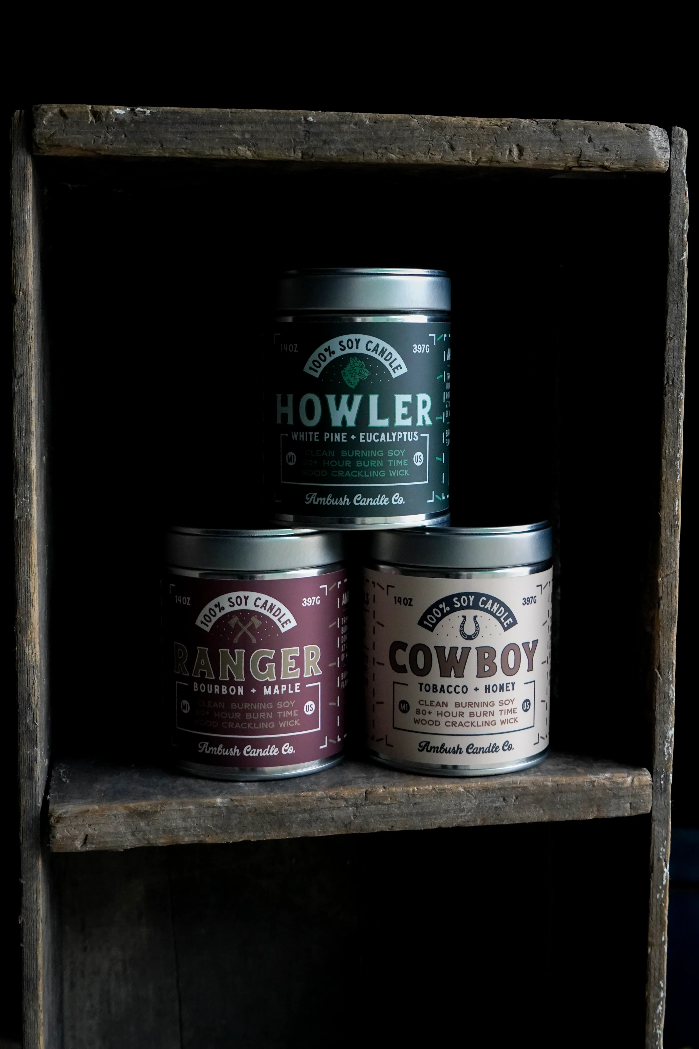 Ranger | Bourbon   Maple 14oz Soy Candle