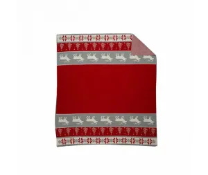 Reindeer In A Row Throw