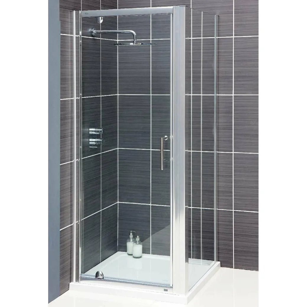Saneux Chrome WOSH Pivot Shower Door - 900mm 6mm