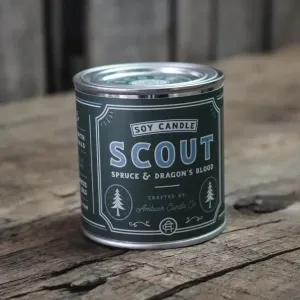 Scout | Spruce   Dragons Blood 8oz Soy Candle