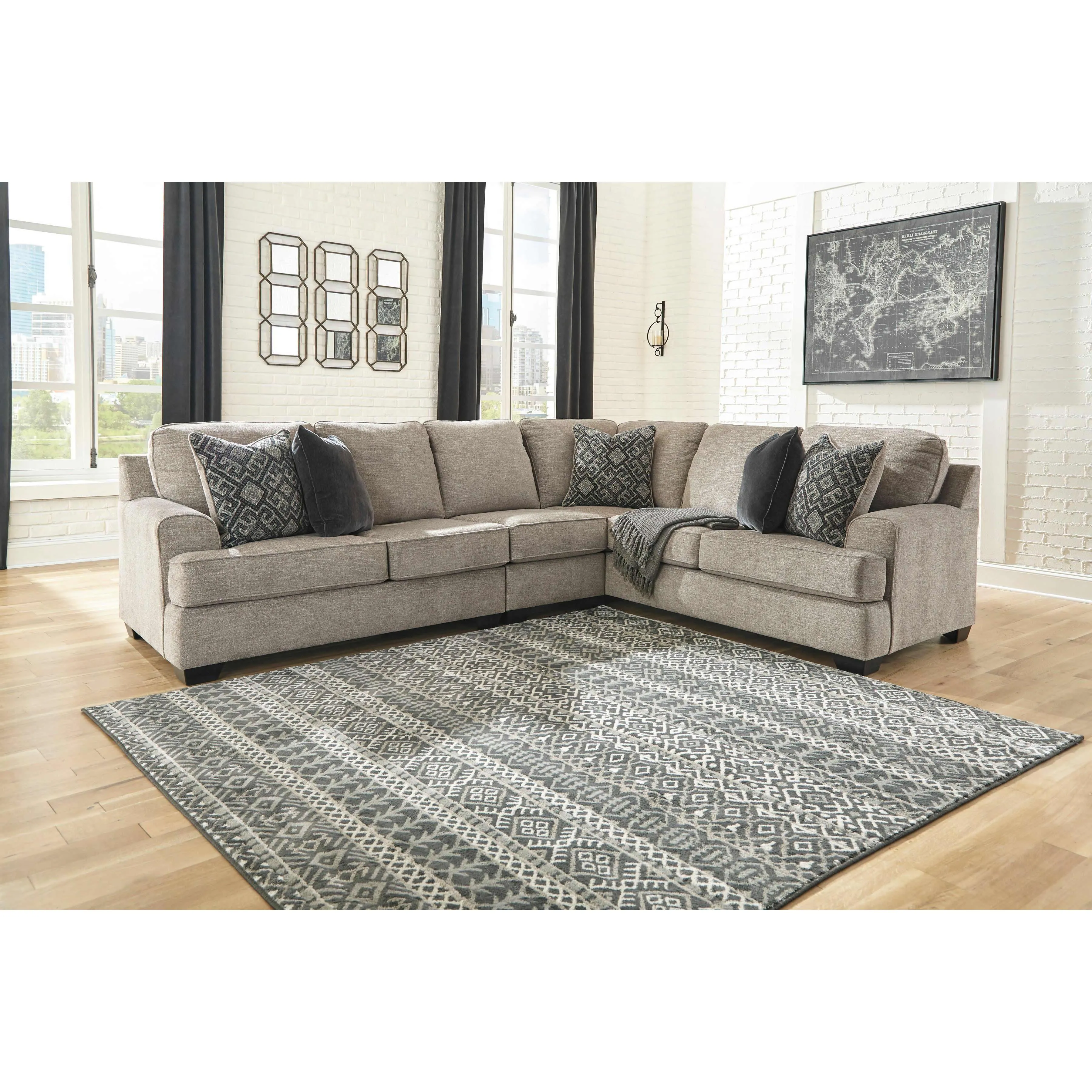 Signature Design by Ashley Bovarian 56103U2 4 pc Living Room Set