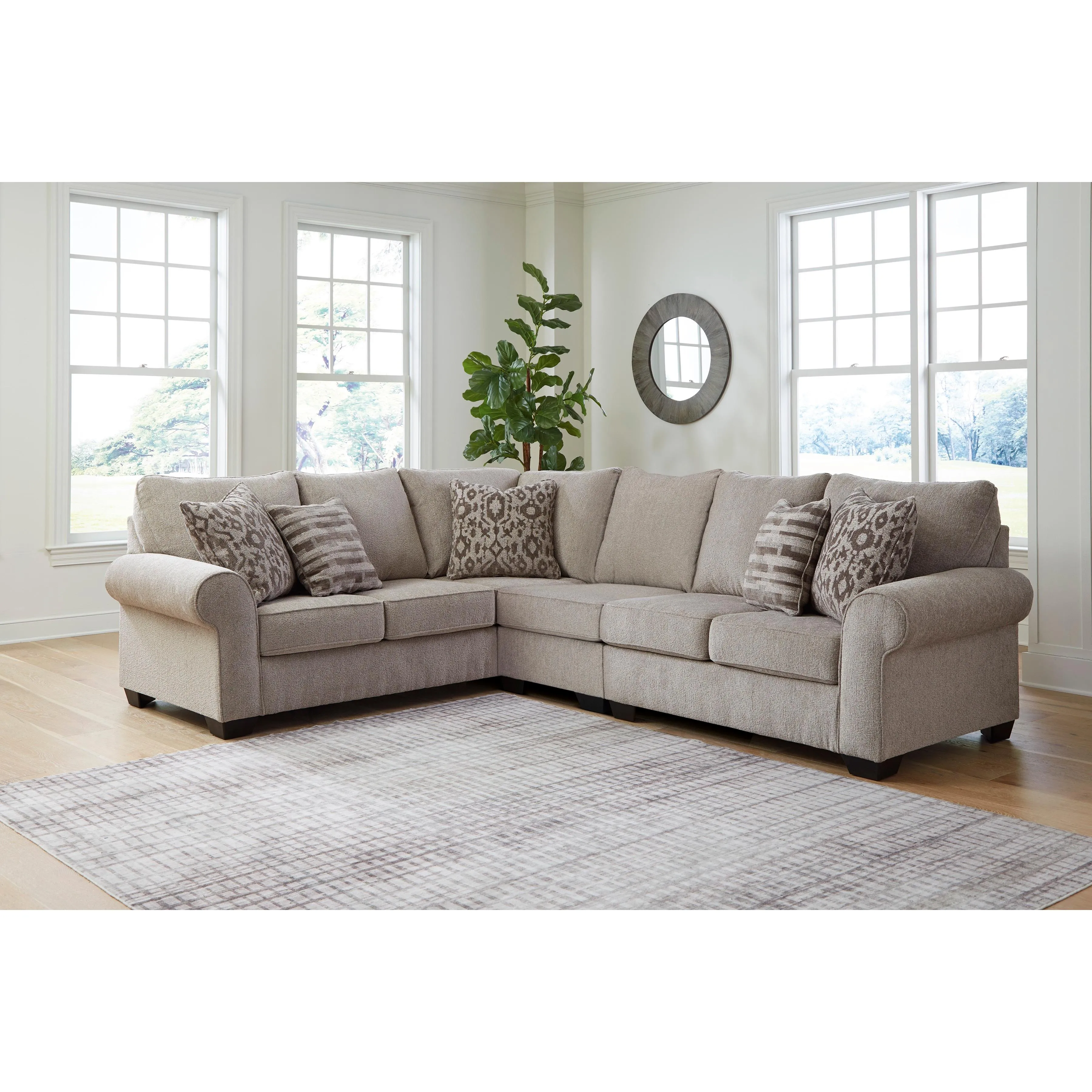 Signature Design by Ashley Claireah Fabric 3 pc Sectional 9060348/9060346/9060356