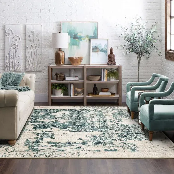 Soiree 92448 60140 Malibu Mallard Green Rug