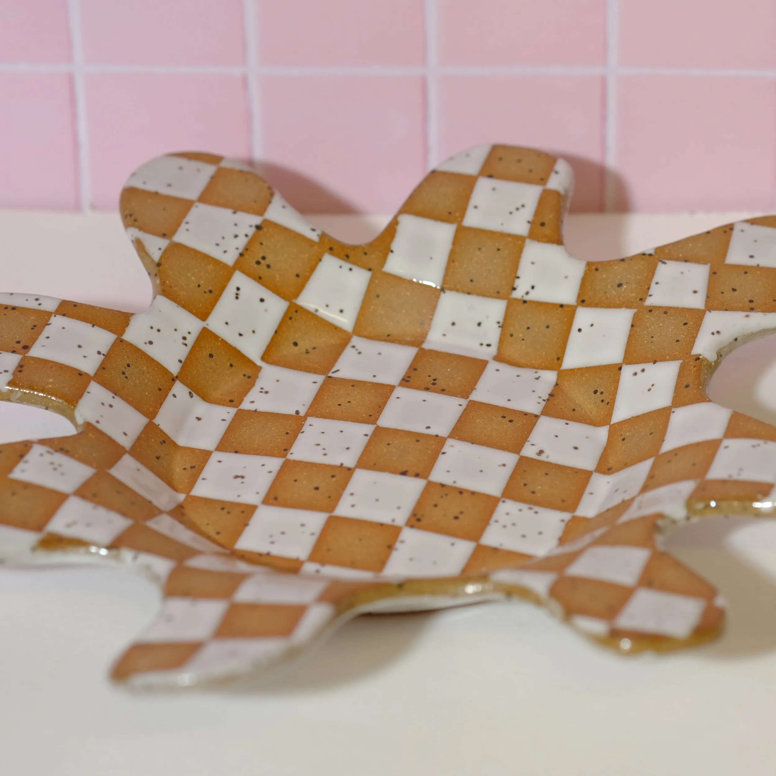 Splat Checkered tray
