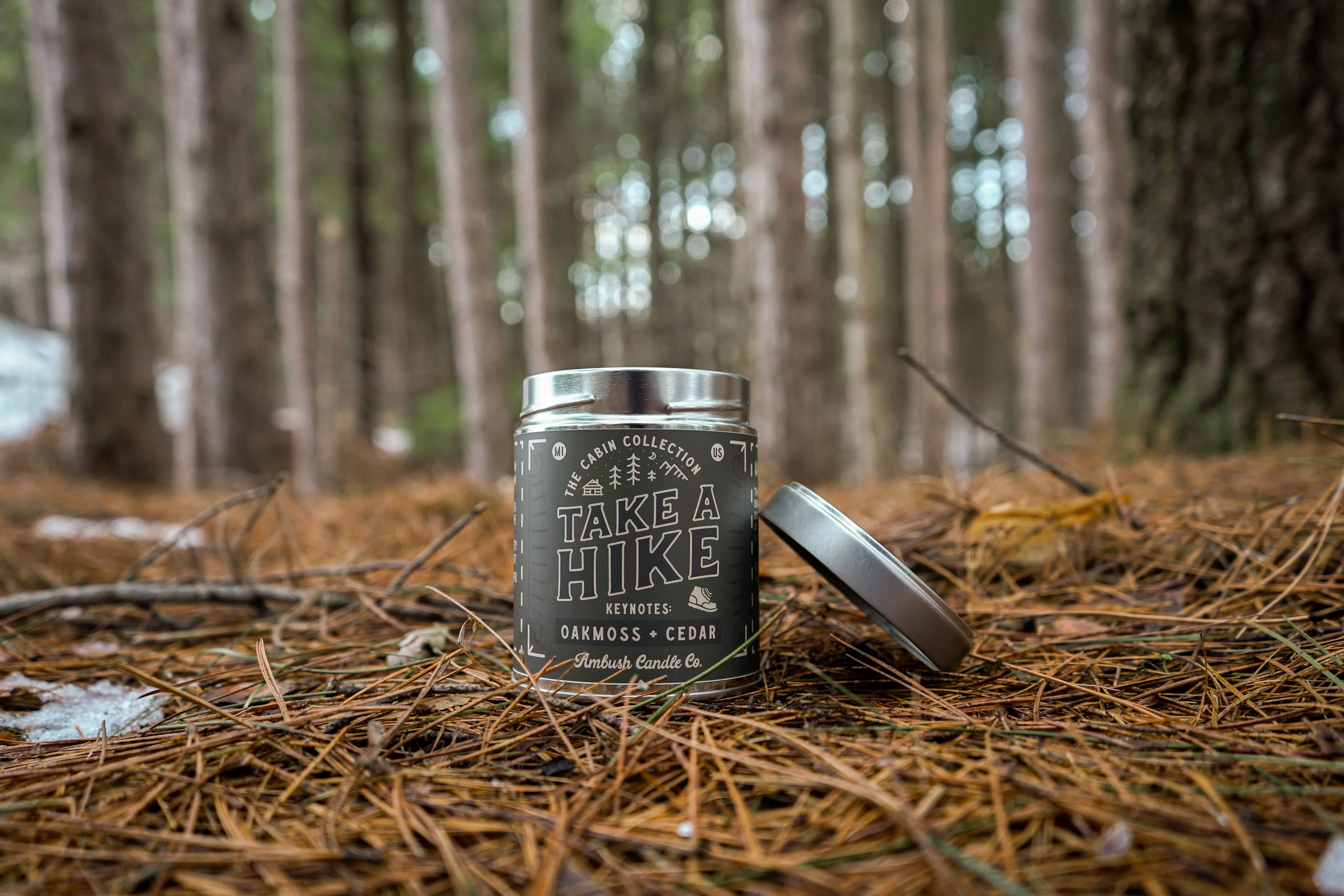Take A Hike | Oakmoss   Cedar 14oz Soy Candle