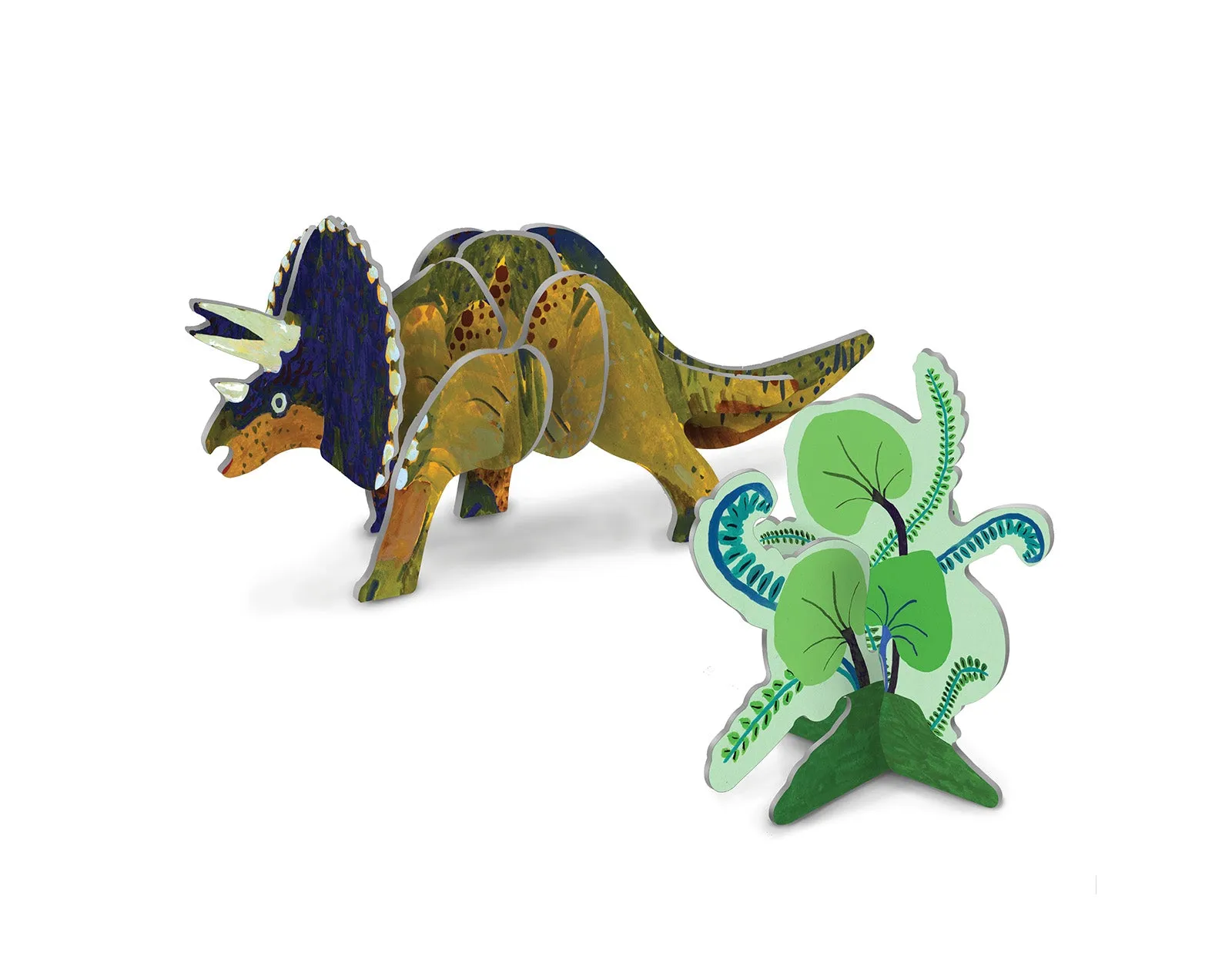 Triceratops 3D Glow-in-the-Dark Dinosaur