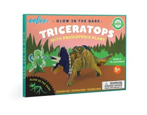 Triceratops 3D Glow-in-the-Dark Dinosaur