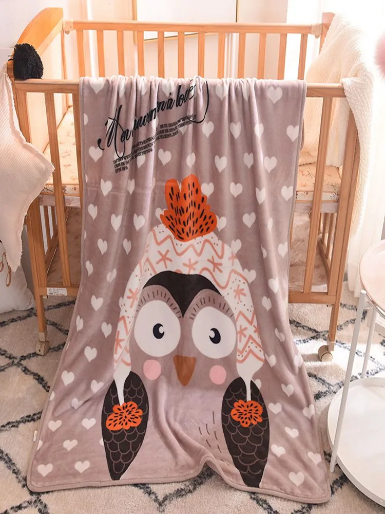 Warm Children Nap Blankets - Cartoon Pattern