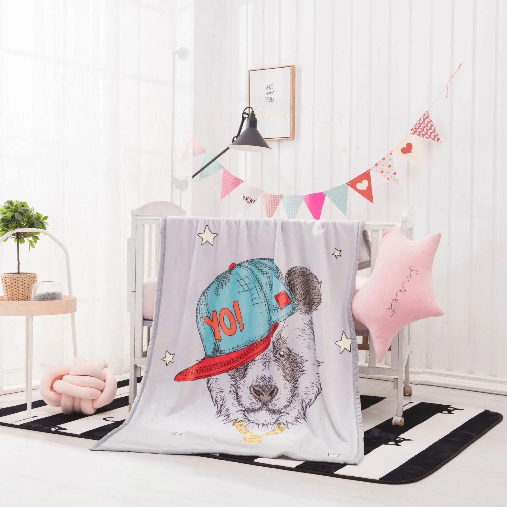 Warm Children Nap Blankets - Cartoon Pattern
