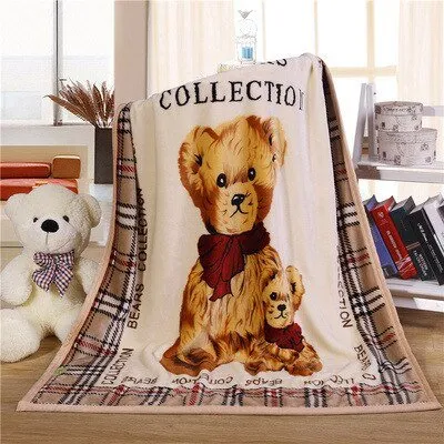 Warm Children Nap Blankets - Cartoon Pattern