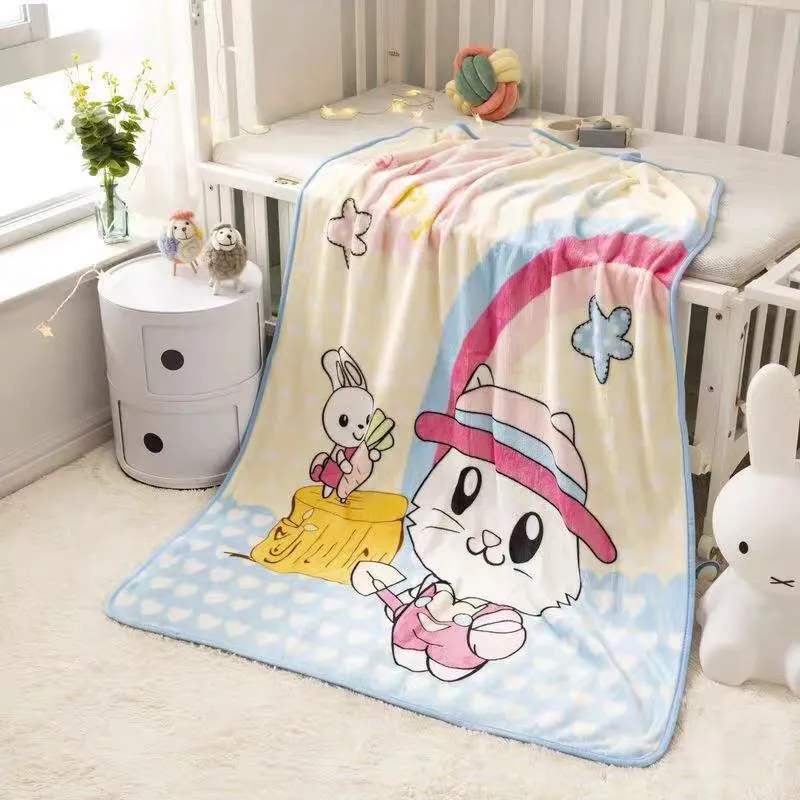 Warm Children Nap Blankets - Cartoon Pattern